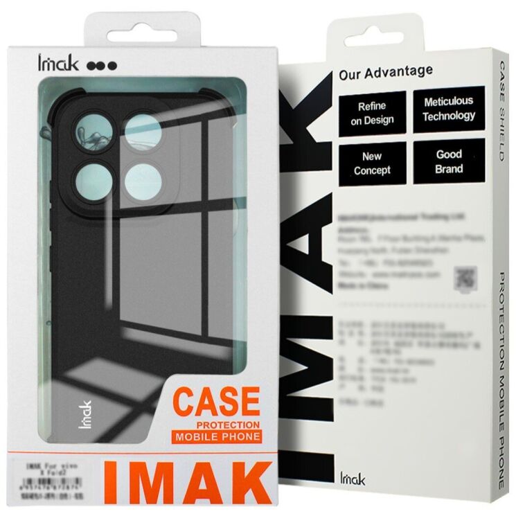 Чехол с усиленными углами IMAK Airbag MAX Case для OPPO Reno 15 Pro - Matte Black (405605B) Чехол с усиленными углами IMAK Airbag MAX Case для OPPO Reno 15 Pro - Matte Black: фото 7 из 7