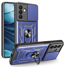 Чохол із захистом камери Deexe Armor Shield для Samsung Galaxy A18 / A17 (A175) / A26 (A266) - Blue: фото 1 з 10