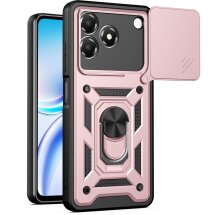 Чохол із захистом камери Deexe Armor Shield для ZTE Blade A36 - Rose Gold: фото 1 з 9