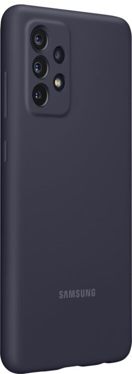 Чехол Silicone Cover для Samsung Galaxy A72 (А725) EF-PA725TBEGRU - Black: фото 2 из 4