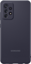 Чохол Silicone Cover для Samsung Galaxy A72 (А725) EF-PA725TBEGRU - Black: фото 1 з 4