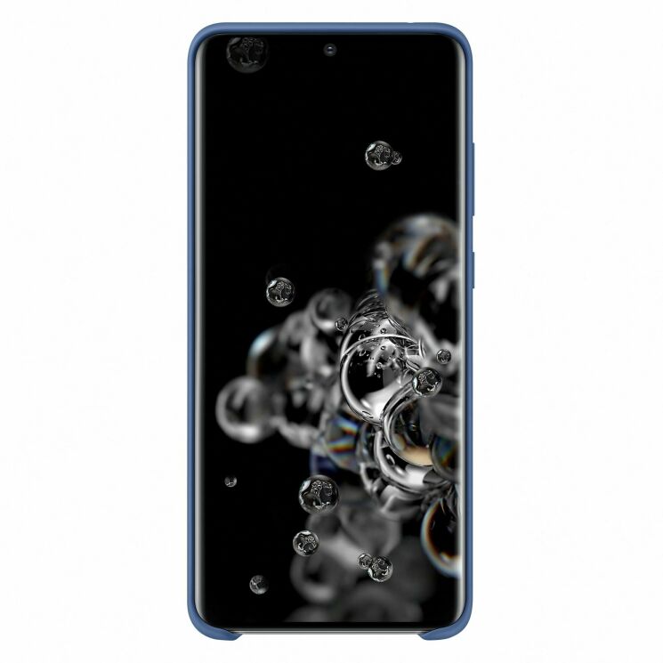 Чехол Silicone Cover для Samsung Galaxy S20 Ultra (G988) EF-PG988TNEGRU - Navy: фото 2 из 3