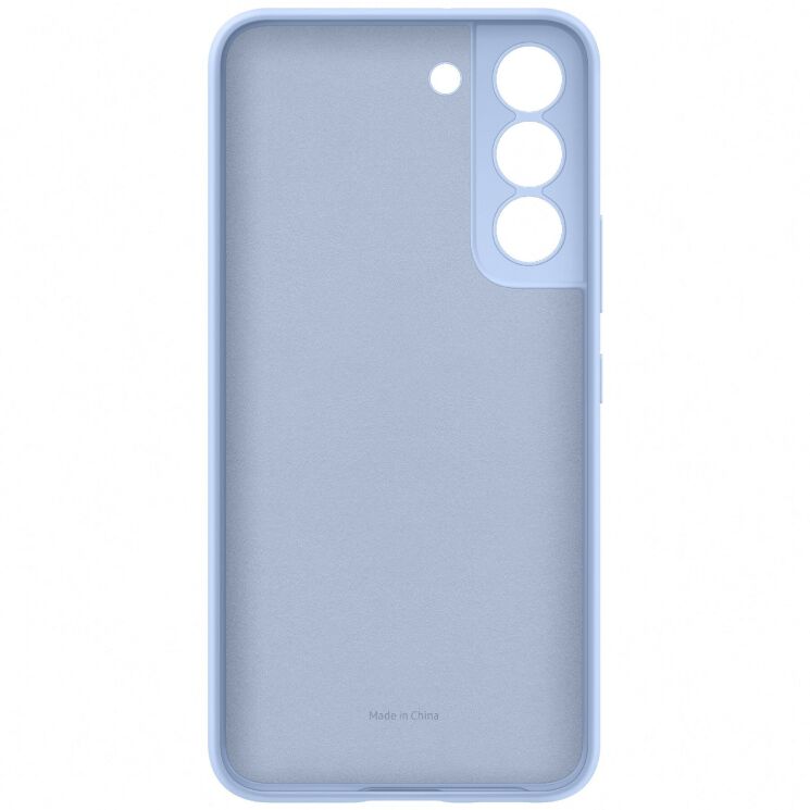 Чехол Silicone Cover для Samsung Galaxy S22 (S901) EF-PS901TLEGRU - Artic Blue: фото 5 из 5
