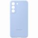 Чехол Silicone Cover для Samsung Galaxy S22 (S901) EF-PS901TLEGRU - Artic Blue (290059L). Фото 4 из 5