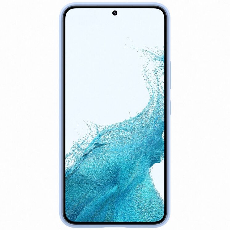 Чехол Silicone Cover для Samsung Galaxy S22 (S901) EF-PS901TLEGRU - Artic Blue: фото 2 из 5