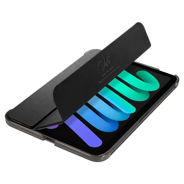 Чехол Spigen (SGP) Smart Fold для Apple iPad mini 6 / 7 (2021/2024) - Black: фото 8 из 11