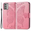 Чехол UniCase Butterfly Pattern для Nokia G42 - Pink (332730P)