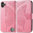 Чехол UniCase Butterfly Pattern для Nothing CMF Phone 1 - Pink (370938P)