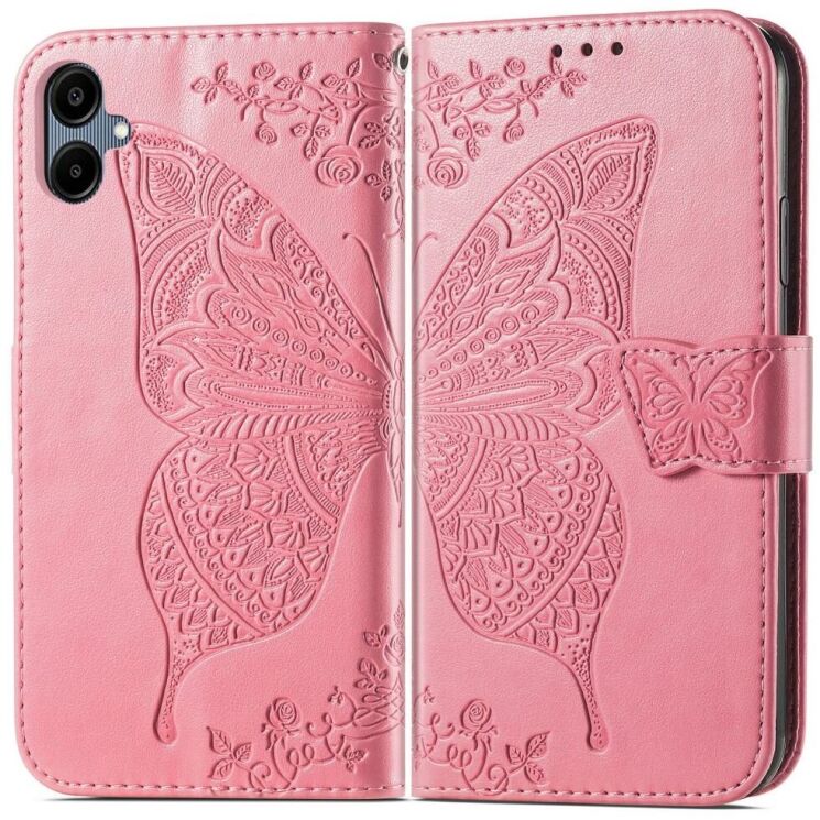 Чехол UniCase Butterfly Pattern для Samsung Galaxy A06 (A065) - Pink: фото 1 из 9