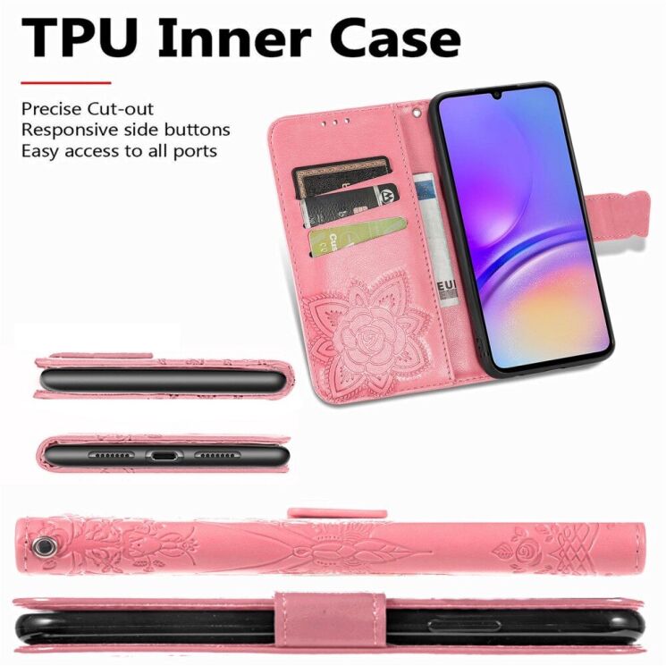 Чехол UniCase Butterfly Pattern для Samsung Galaxy A06 (A065) - Pink: фото 7 из 9
