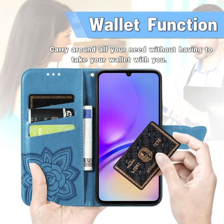 Чехол UniCase Butterfly Pattern для Samsung Galaxy A06 (A065) - Pink: фото 9 из 9