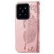 Чехол UniCase Butterfly Pattern для Xiaomi 14 Pro - Rose Gold (342144RG). Фото 4 из 5