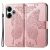 Чехол UniCase Butterfly Pattern для Xiaomi Redmi 13 - Rose Gold: фото 1 из 7