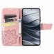 Чехол UniCase Butterfly Pattern для Xiaomi Redmi Note 14 5G - Rose Gold (373311RG). Фото 2 из 9