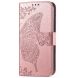 Чехол UniCase Butterfly Pattern для Xiaomi Redmi Note 14 5G - Rose Gold (373311RG). Фото 4 из 9