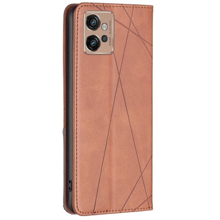 Чехол UniCase Geometric Pattern для Motorola Moto G32 - Coffee: фото 3 из 8