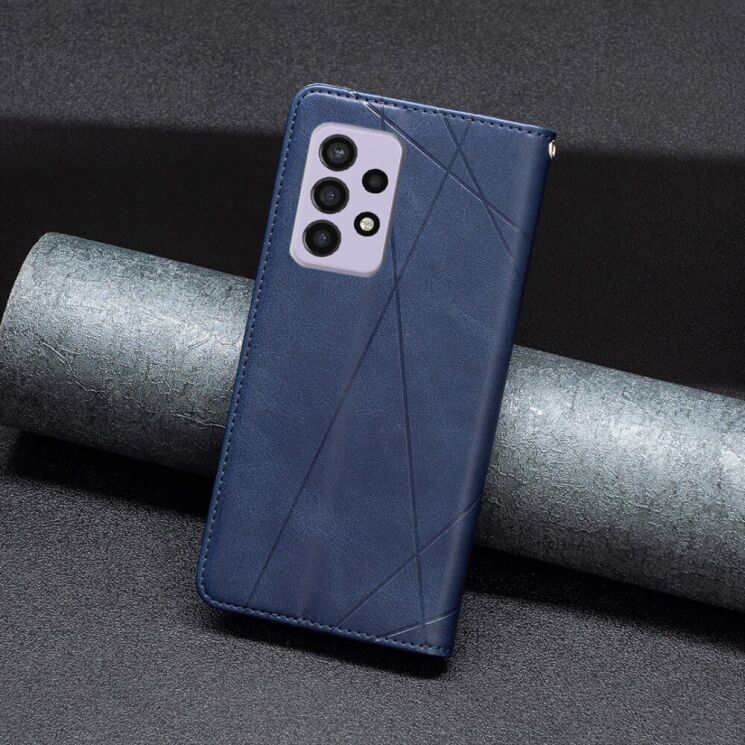 Чехол UniCase Geometric Pattern для Samsung Galaxy A33 (A336) - Blue: фото 5 из 8