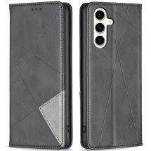 Чехол UniCase Geometric Pattern для Samsung Galaxy S24 FE (S721) - Black: фото 1 из 8