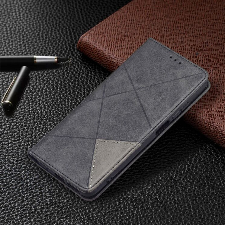 Чехол UniCase Geometric Pattern для Xiaomi Redmi 10 / 10 (2022) / 10 Prime - Black: фото 5 из 9