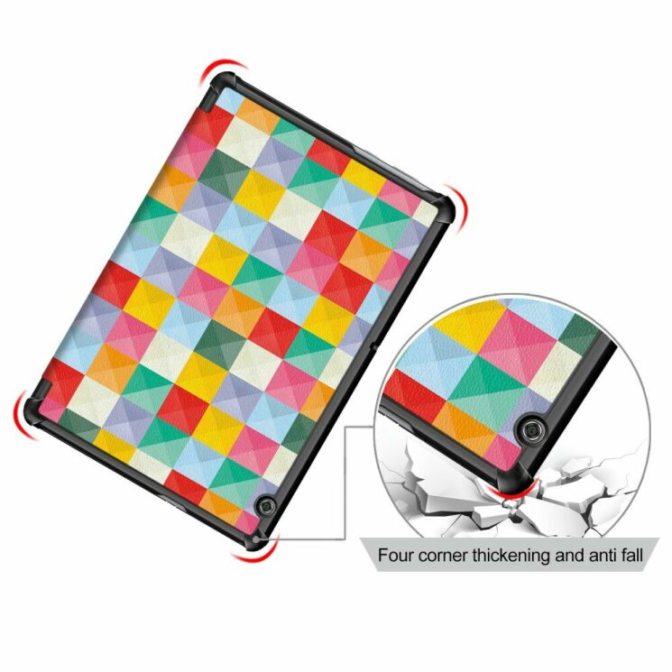 Чехол UniCase Life Style для Huawei MediaPad T5 10 - Colorized Checks: фото 8 из 9