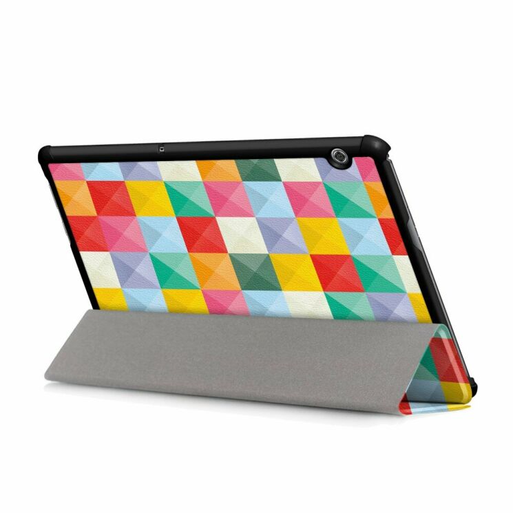 Чехол UniCase Life Style для Huawei MediaPad T5 10 - Colorized Checks: фото 6 из 9