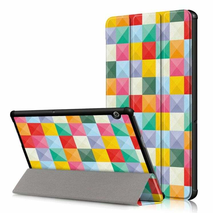 Чехол UniCase Life Style для Huawei MediaPad T5 10 - Colorized Checks: фото 1 из 9
