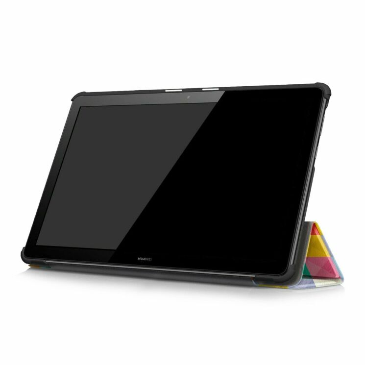 Чехол UniCase Life Style для Huawei MediaPad T5 10 - Colorized Checks: фото 5 из 9