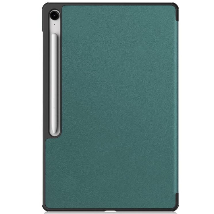 Чехол UniCase Slim для Samsung Galaxy Tab S10 FE Plus - Blackish Green: фото 2 из 11