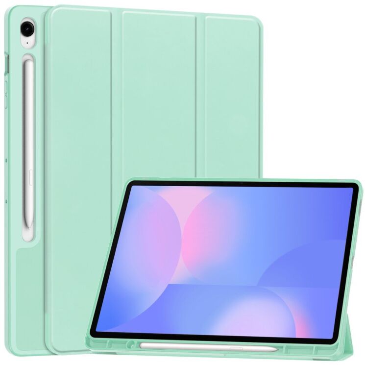 Чехол UniCase Soft UltraSlim для Samsung Galaxy Tab S10 FE Plus - Mint Green: фото 1 из 3