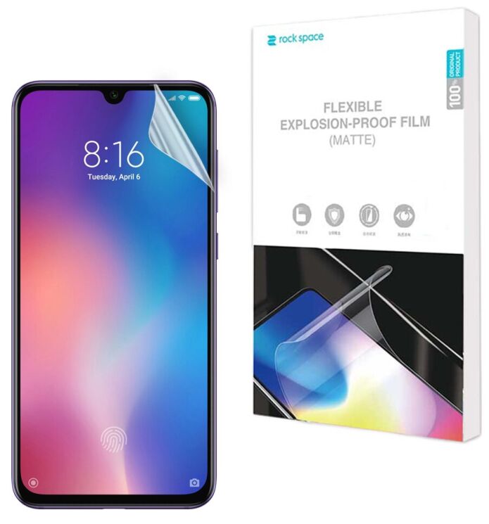 Гідрогелева захисна плівка на екран RockSpace Explosion-Proof Matte для Xiaomi Mi 9 SE: фото 1 з 9
