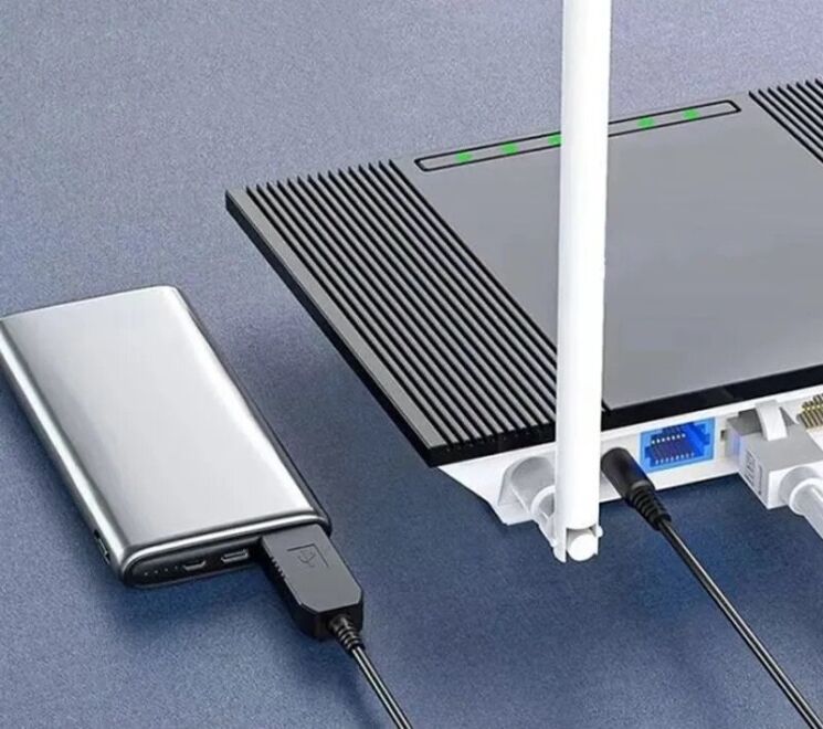 Кабель ArmorStandart USB to DC 5.5x2.1мм (12V, 0.8m) - Black: фото 4 из 4