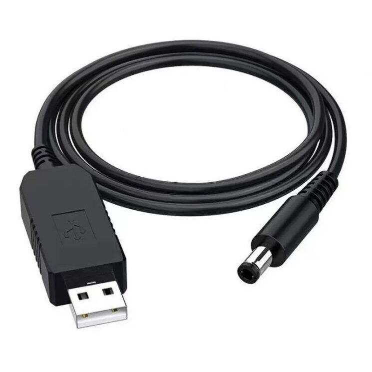 Кабель ArmorStandart USB to DC 5.5x2.1мм (12V, 0.8m) - Black: фото 1 из 4
