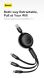 Кабель Baseus Bright Mirror 2 Series 3-in-1 USB to MicroUSB+Lightning+Type-C (66W, 1.1m) CAMJ010101 - Black (896191B). Фото 11 з 32