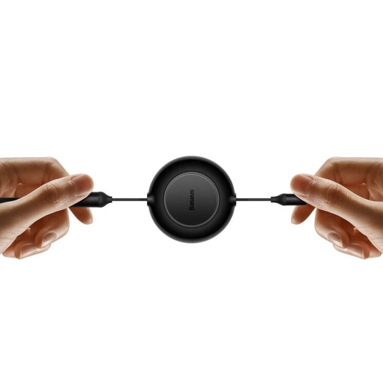 Кабель Baseus Bright Mirror 2 Series 3-in-1 USB to MicroUSB+Lightning+Type-C (66W, 1.1m) CAMJ010101 - Black: фото 3 з 32