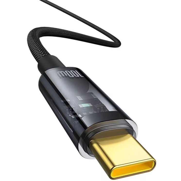 Кабель Baseus Explorer Type-C to Type-C (100W, 1m) P10319703111-00 - Black: фото 4 з 17