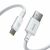 Кабель Baseus New Braided USB to Type-C (100W, 2m) - White: фото 1 из 9