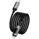 Кабель Hoco U148 Type-C to Lightning (27W, 3A, 1.2m) - Black (896456B). Фото 6 з 9