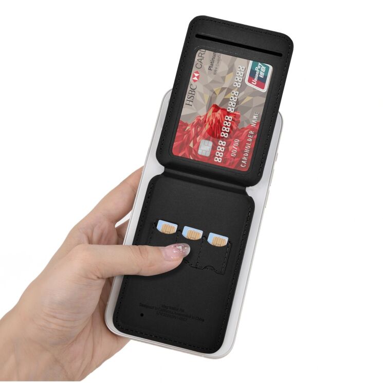 Кардхолдер WIWU MW-005 Mag Wallet FM - Black: фото 7 из 17