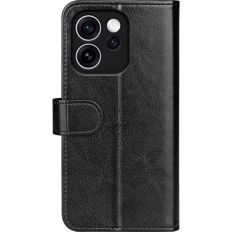 Классический чехол-книжка Deexe Wallet Style для OPPO Reno 15 F/FS - Black: фото 6 из 7