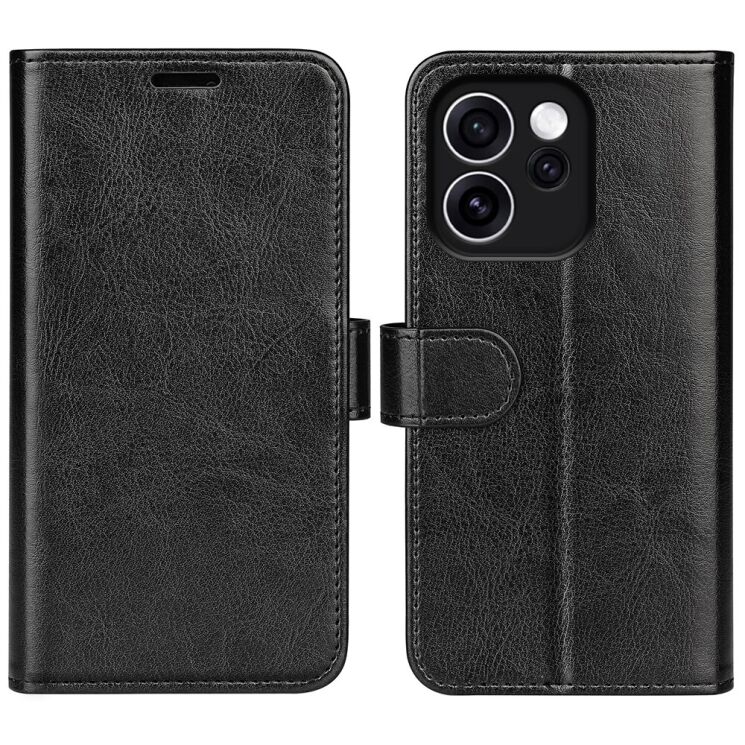 Классический чехол-книжка Deexe Wallet Style для OPPO Reno 15 F/FS - Black: фото 1 из 7
