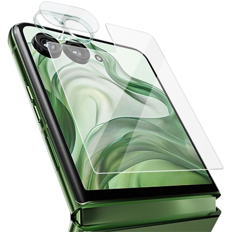 Комплект защитных стекол (на экран и камеру) IMAK Dual Guard для Motorola Razr 50 Ultra: фото 1 из 10
