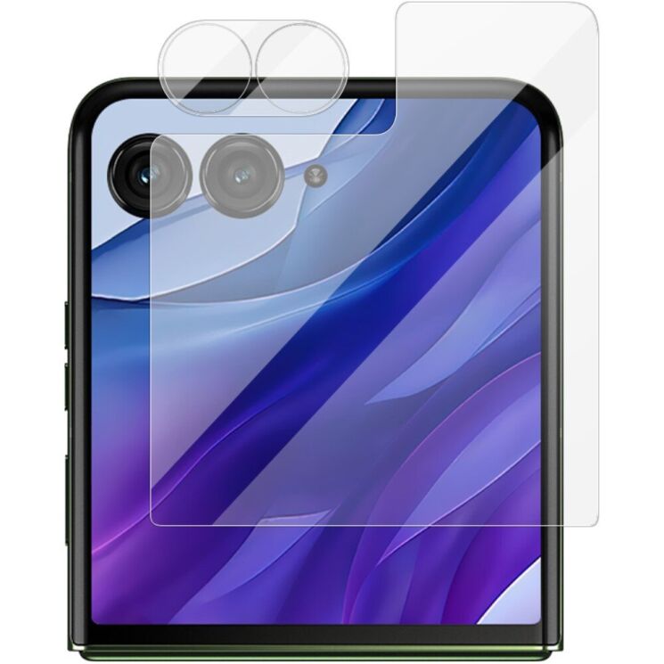 Комплект защитных стекол (на экран и камеру) IMAK Dual Guard для Motorola Razr 50 Ultra: фото 3 из 10
