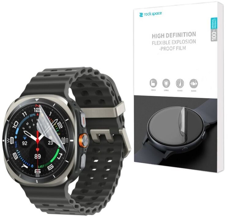 Комплект плівок (6 шт) RockSpace Watch Film для для Samsung Galaxy Watch Ultra (2025) (387805) Комплект плівок (6 шт) RockSpace Watch Film для для Samsung Galaxy Watch Ultra (2025): фото 1 з 6