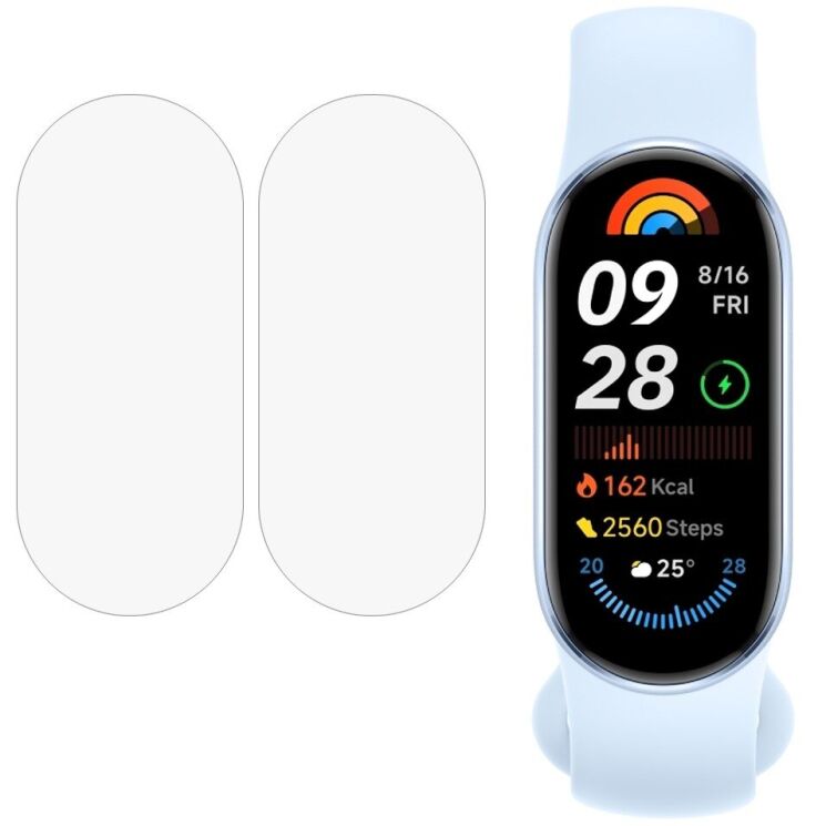 Комплект захисних плівок Deexe Clear Film для Xiaomi Mi Smart Band 10: фото 1 з 5