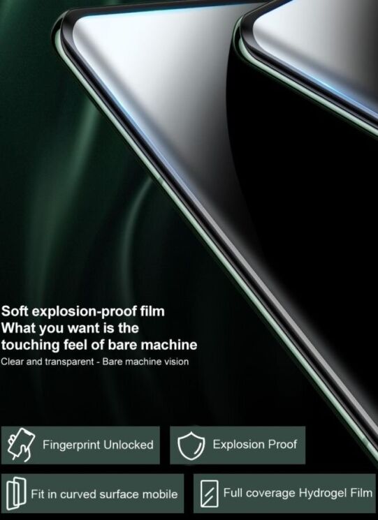 Комплект защитных пленок IMAK Full Coverage Hydrogel Film для Xiaomi Redmi Note 13 Pro+: фото 6 из 15