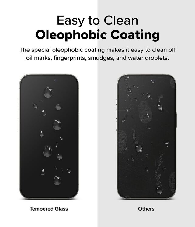 Комплект защитных стекол (2шт) Ringke Easy Slide Tempered Glass для iPhone 16 Pro (8800274960046) - Black (380076B) Комплект защитных стекол (2шт) Ringke Easy Slide Tempered Glass для iPhone 16 Pro (8800274960046) - Black: фото 11 из 18