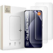 Комплект защитных стекол (2шт) Tech-Protect Glass UV+ для Xiaomi Redmi Note 15 Pro Plus / Poco M8 Pro 5G: фото 1 из 6