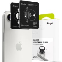 Комплект защитных стекол Ringke Camera Lens Frame Glass для Apple iPhone 16e (8800293852933) - Black: фото 1 из 15