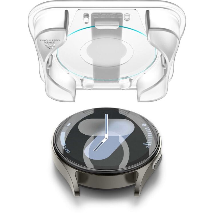Комплект защитных стекол Spigen (SGP) Screen Protector EZ Fit Glas.tR (FW) для Samsung Galaxy Watch 7 (44mm): фото 3 из 11