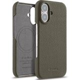 Шкіряний чохол MELKCO Leather Case для Apple iPhone 16 - Grey (360726H)